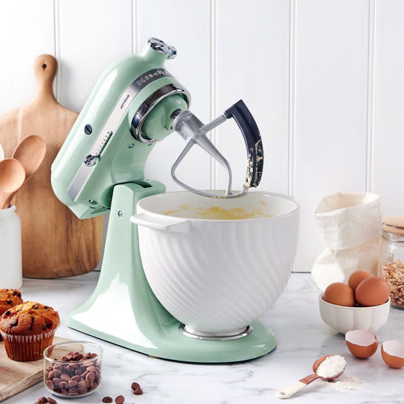 4.8L CERAMIC MIXING BOWL - MERINGUE WHITE