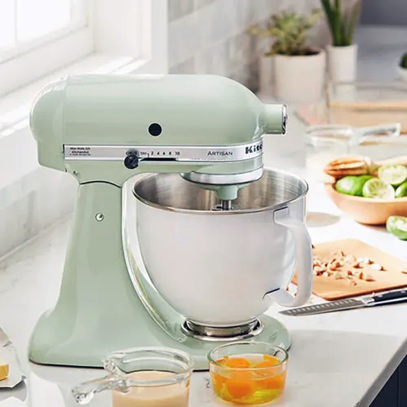 4.8L STAINLESS STEEL MIXING BOWL - WHITE