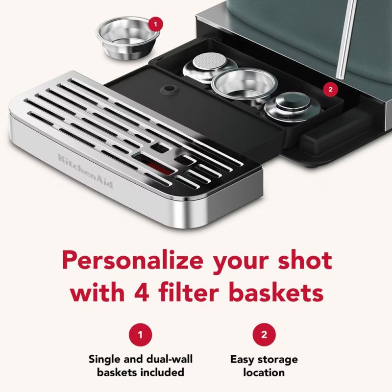 SEMI AUTOMATIC ESPRESSO MACHINE WITH BURR GRINDER - JUNIPER