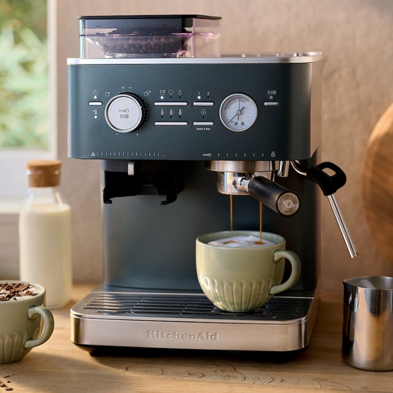SEMI AUTOMATIC ESPRESSO MACHINE WITH BURR GRINDER - JUNIPER