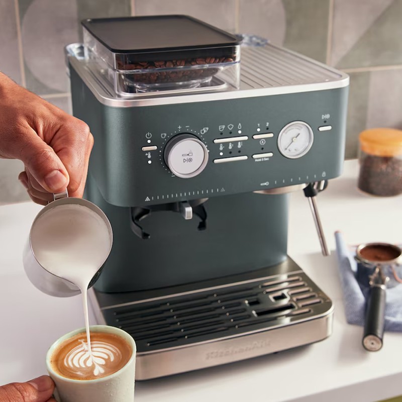 SEMI AUTOMATIC ESPRESSO MACHINE WITH BURR GRINDER - JUNIPER