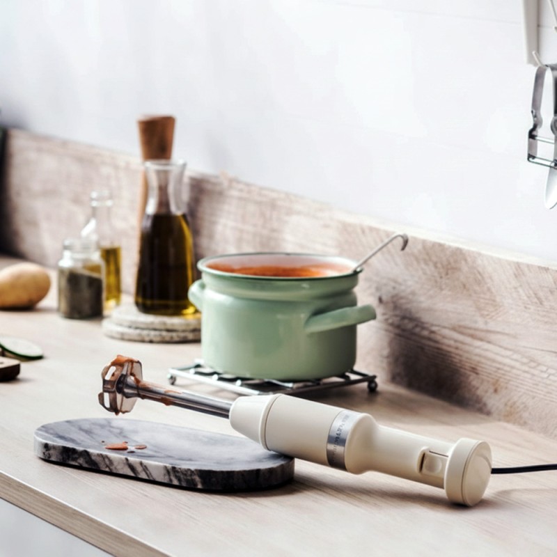 HAND BLENDER WITH ACCESSORIES - ALMOND CREAM
