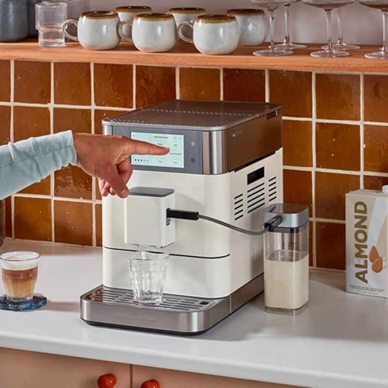 FULLY AUTOMATIC ESPRESSO MACHINE KF8 - PORCELAIN WHITE