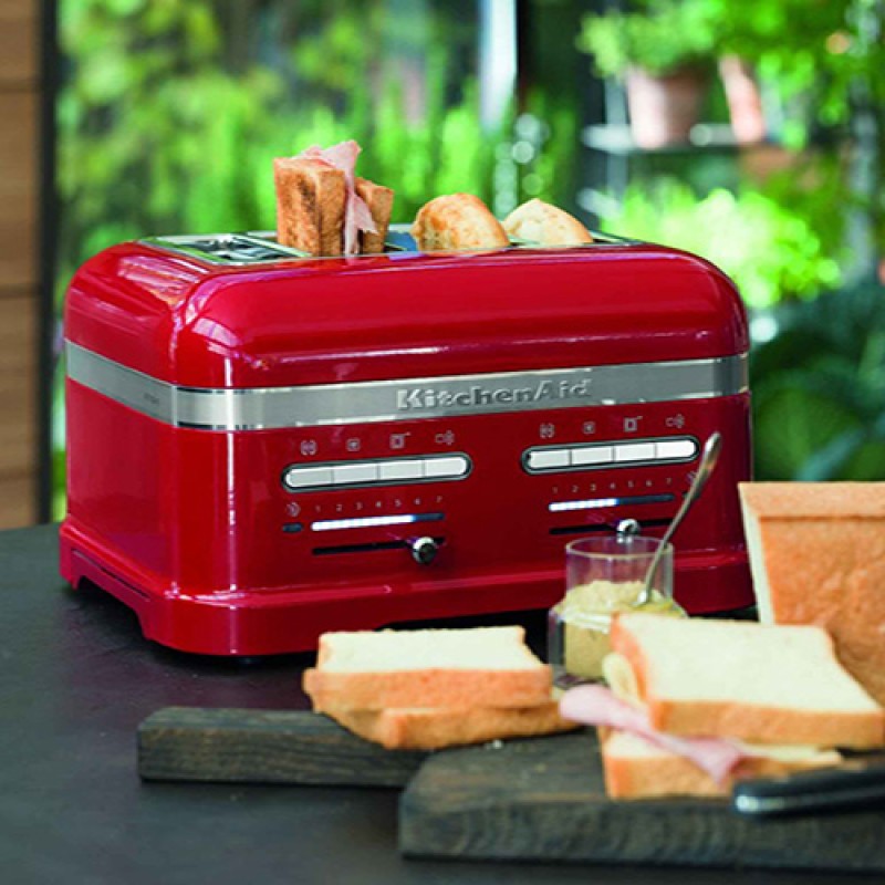 TOASTER 4-SLICE - ARTISAN - CANDY APPLE