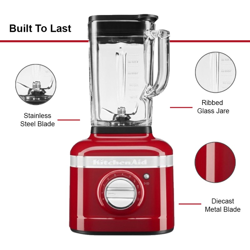 1.4L ARTISAN K400 BLENDER - CANDY APPLE