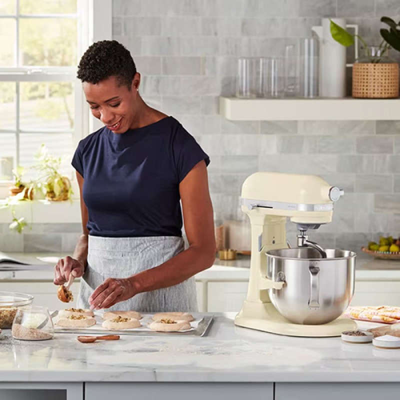 6.6L BOWL LIFT STAND MIXER - ARTISAN - ALMOND CREAM