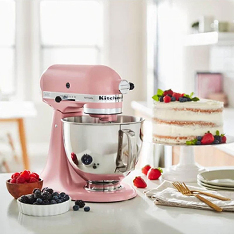 4.8L ARTISAN STAND MIXER - DRIED ROSE