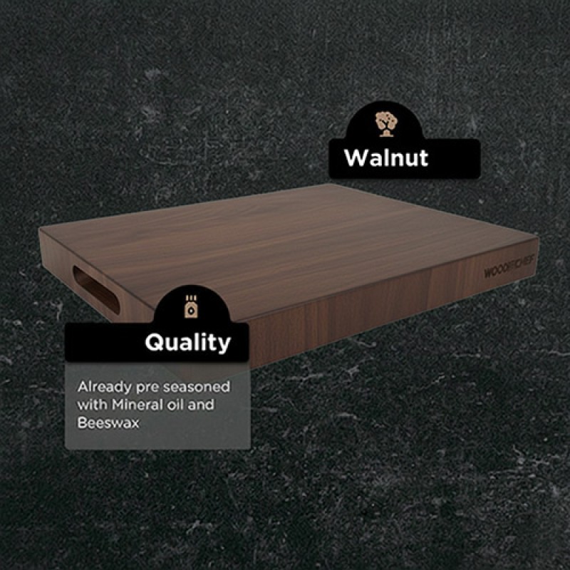 BUTCHER BLOCK PRO RAISED WALNUT