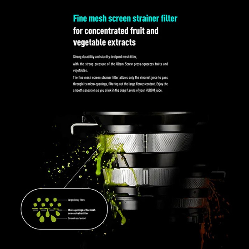 SLOW JUICER H320N - MATTE BLACK