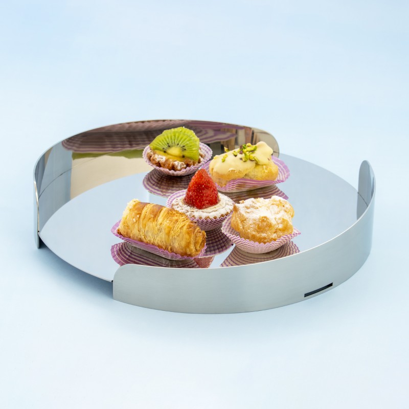 ROUND TRAY STAINLESS STEEL