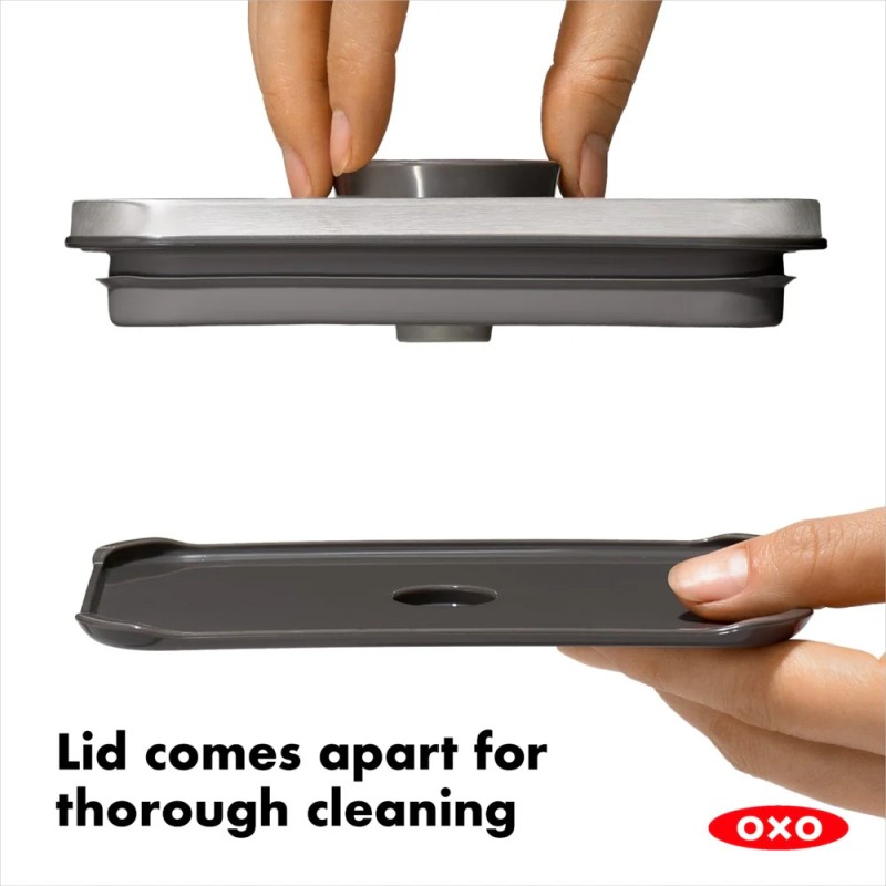 OXO STL POP BIG SQUARE MEDIUM 4.4QT 4.2L