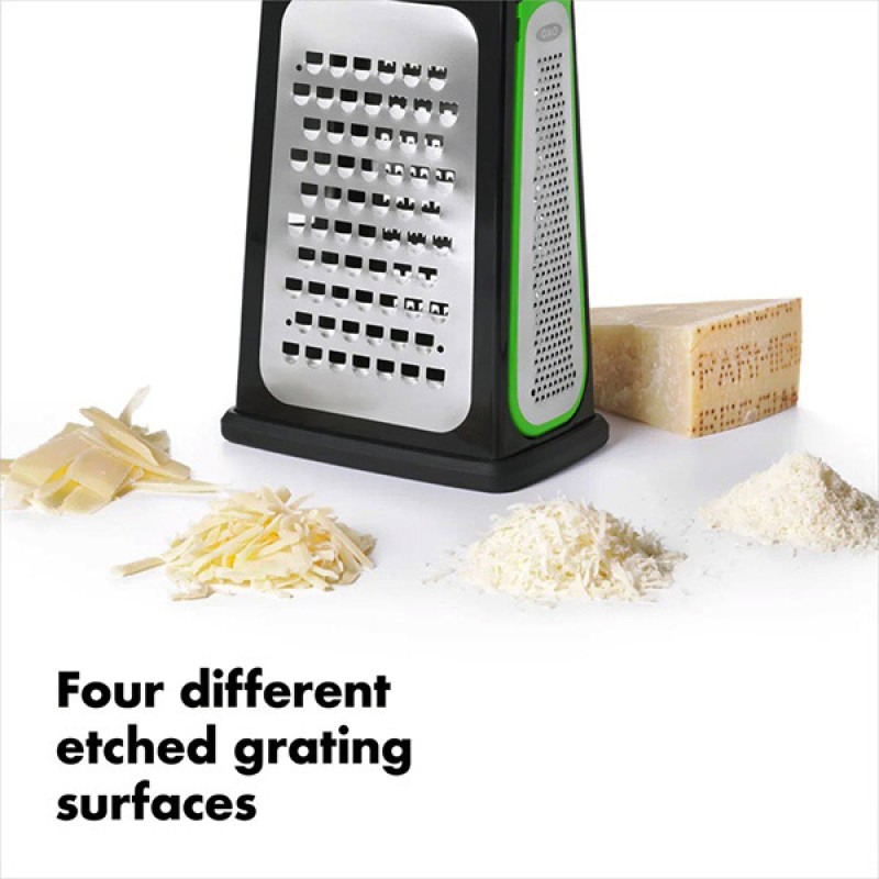 BOX GRATER W/ REMOVABLE ZESTER