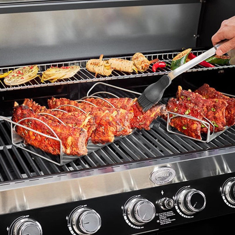 RIBS AND ROASTS RACK - STAINLESS STEEL