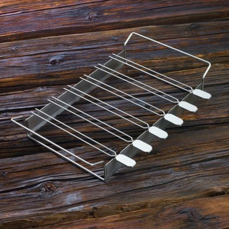 RACK WITH 6 GRILL SKEWERS
