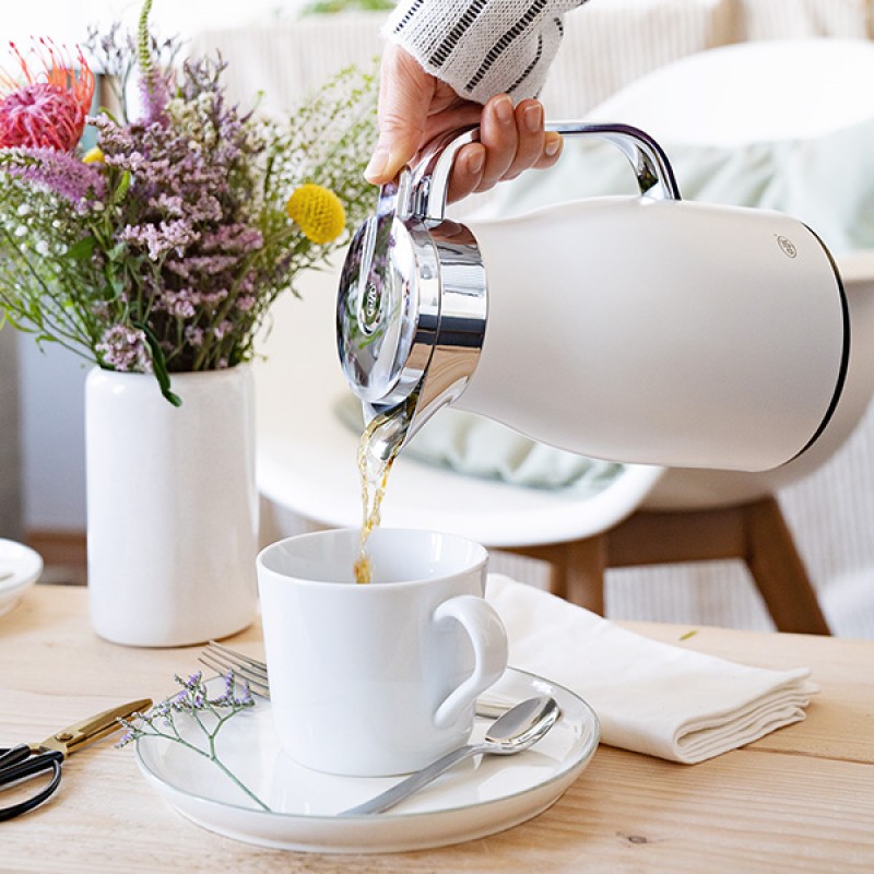 0.65L INSULATED CARAFE SKYLINE - COCONUT WHITE MAT