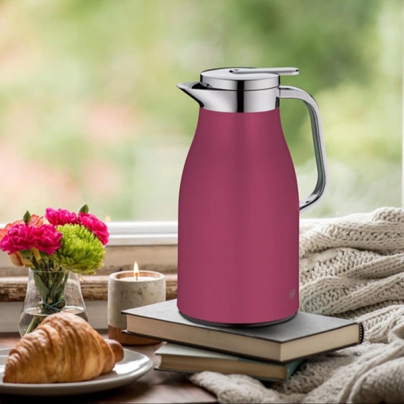 1.0L INSULATED CARAFE SKYLINE - DEEP ROSE MAT