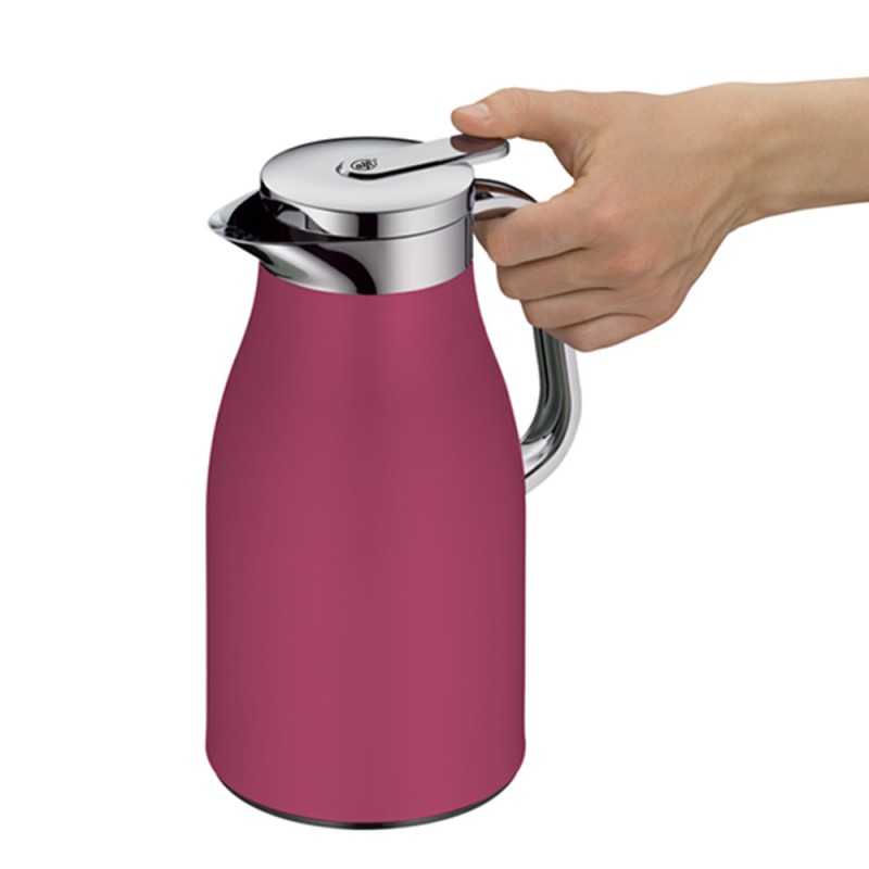 1.0L INSULATED CARAFE SKYLINE - DEEP ROSE MAT
