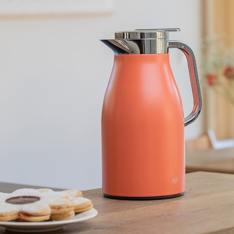 1.0L INSULATED CARAFE SKYLINE - DEEP APRICOT MAT