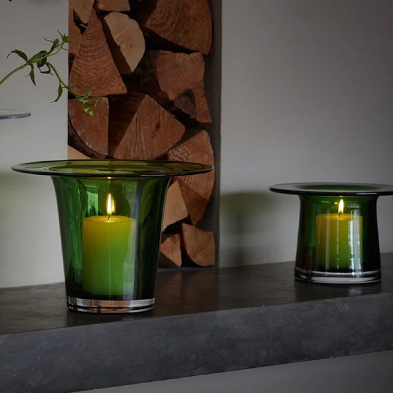 VICTORIA VASE / LANTERN - GREEN