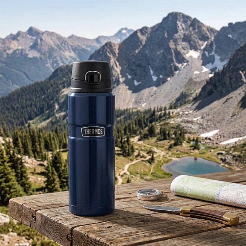 INS. BOTTLE SK MIDNIGHT BLUE POLISHED