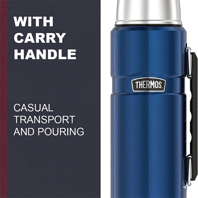 INS. BEV. BOTTLE SK MIDNIGHT BLUE POLISHED