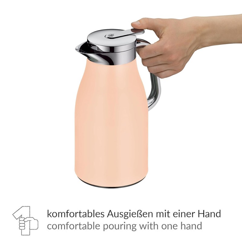 1.0L INSULATED CARAFE SKYLINE - PASTEL APRICOT