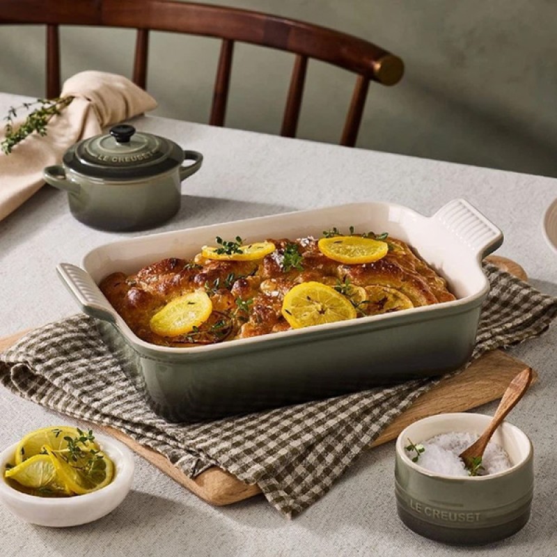 26CM HERITAGE RECTANGULAR BAKING DISH STONEWARE - THYME