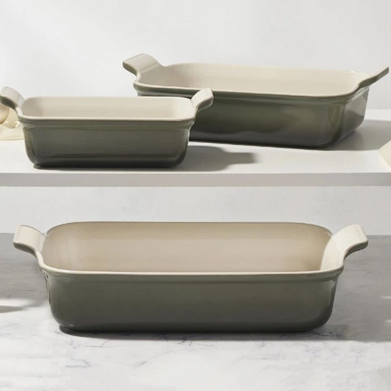 26CM HERITAGE RECTANGULAR BAKING DISH STONEWARE - THYME