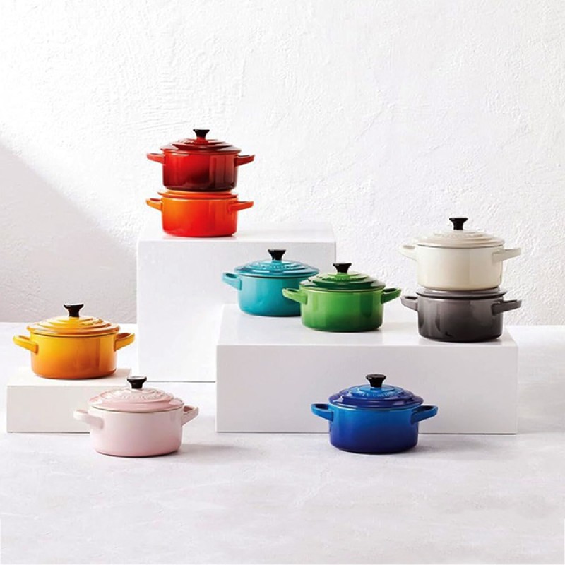 10CM STONEWARE MINI COCOTTE - TEAL