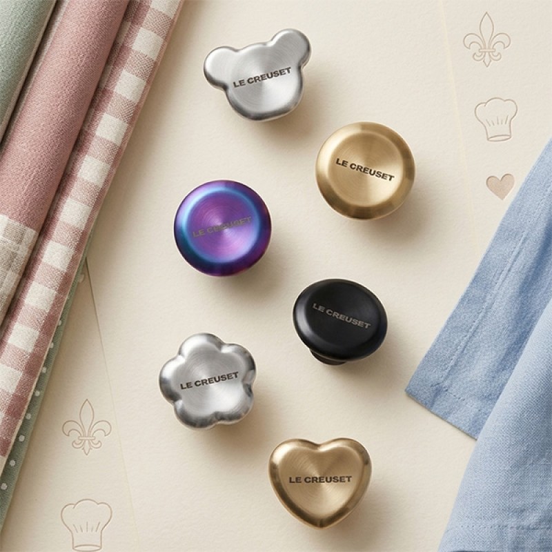 47MM FLOWER STAINLES STEEL KNOB
