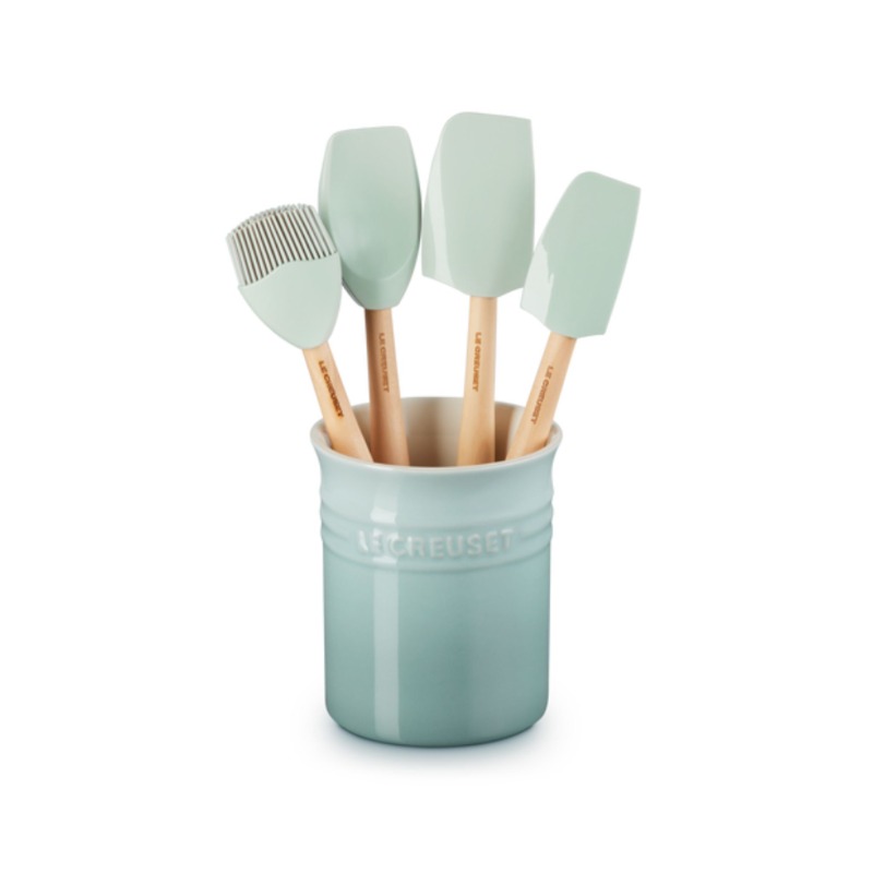 5 PIECE UTENSIL SET -SEA SALT