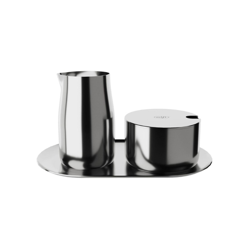 MILK & SUGAR SET - STAINLESS STEEL POLISHED