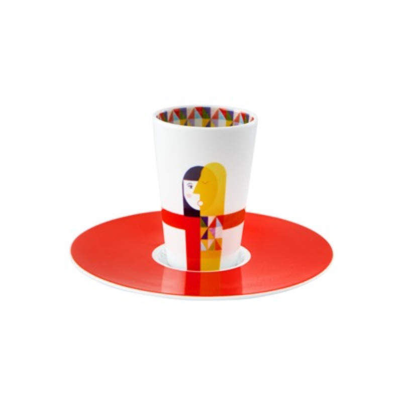 COFFEE CUP/W SAUCER IV BODE INSPI