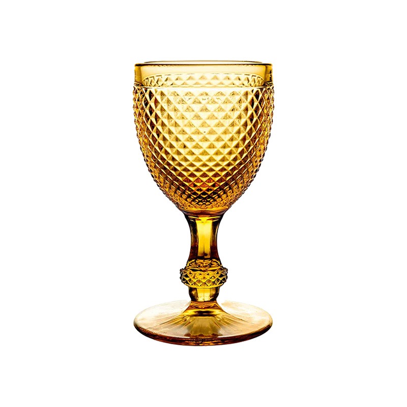 SET W/4  GOBLETS AMBAR