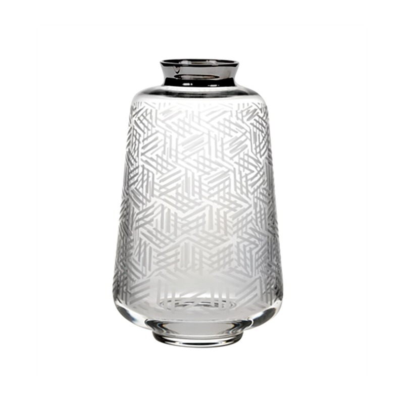 LARGE VASE W/PLATINUM POTTO