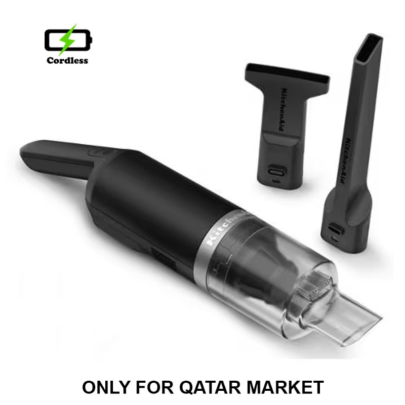 CORDLESS HANDHELD VACUUM WITH BATTERY - MATTE BLACK