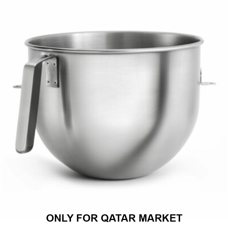 6.6L STAINLESS STEEL MIXING BOWL - J HANDLE -  BRUSHED