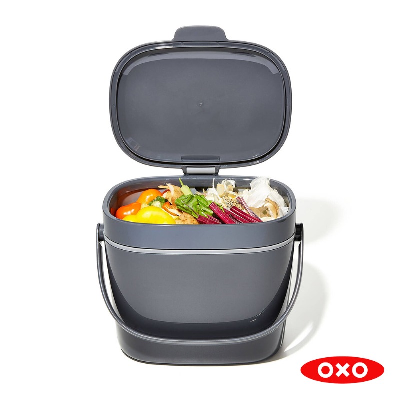 EASY-CLEAN COMPOST BIN-CHARCOAL