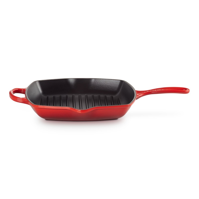 SIGNATURE SQUARE SKILLET GRILL 26CM CERISE