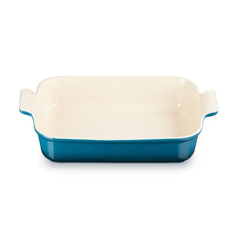 32CM HERITAGE RECTANGULAR BAKING DISH STONEWARE - DEEP TEAL