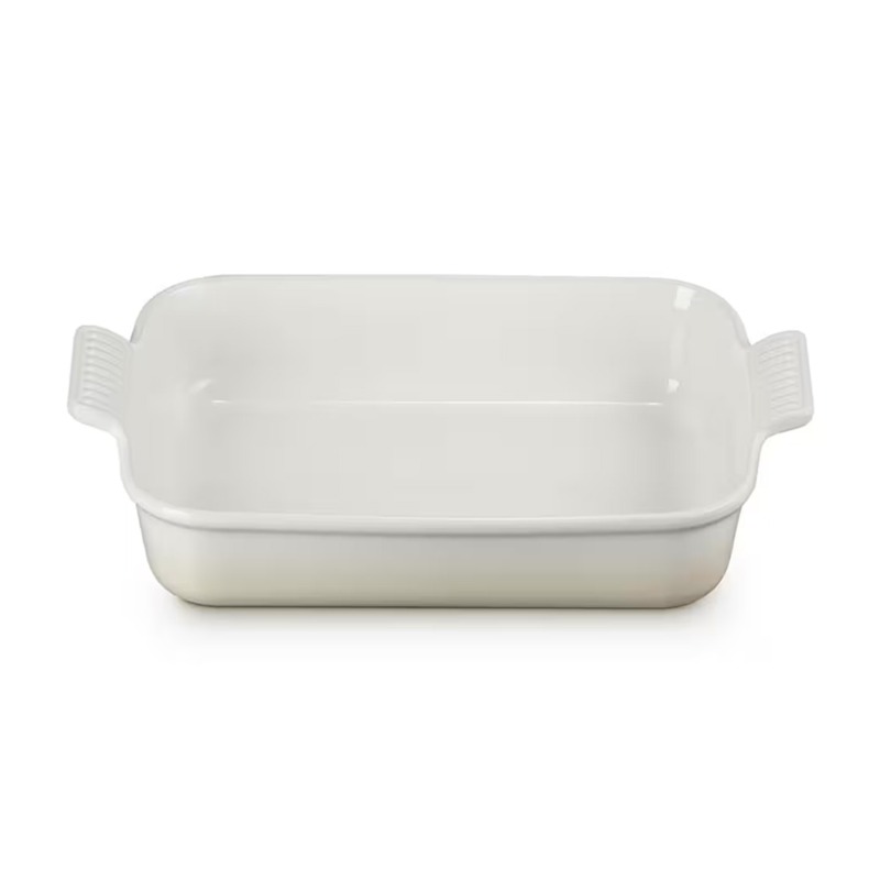32CM HERITAGE RECTANGULAR BAKING DISH STONEWARE - MERINGUE