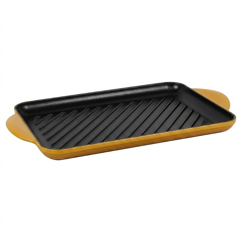 32CM CAST IRON RECTANGULAR GRILL - NECTAR