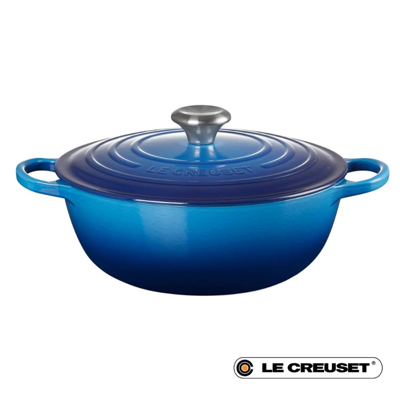 26CM SIGNATURE CAST IRON SOUP POT - AZURE