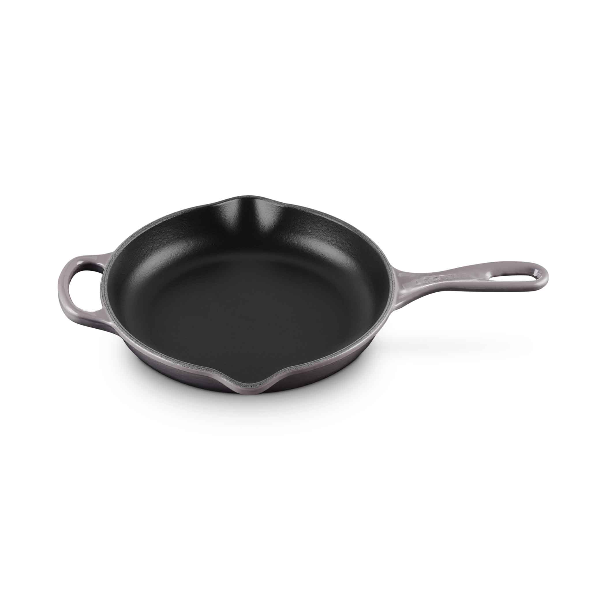 Le Creuset Signature Cast Iron Skillet with Metal Handle 23cm Flint