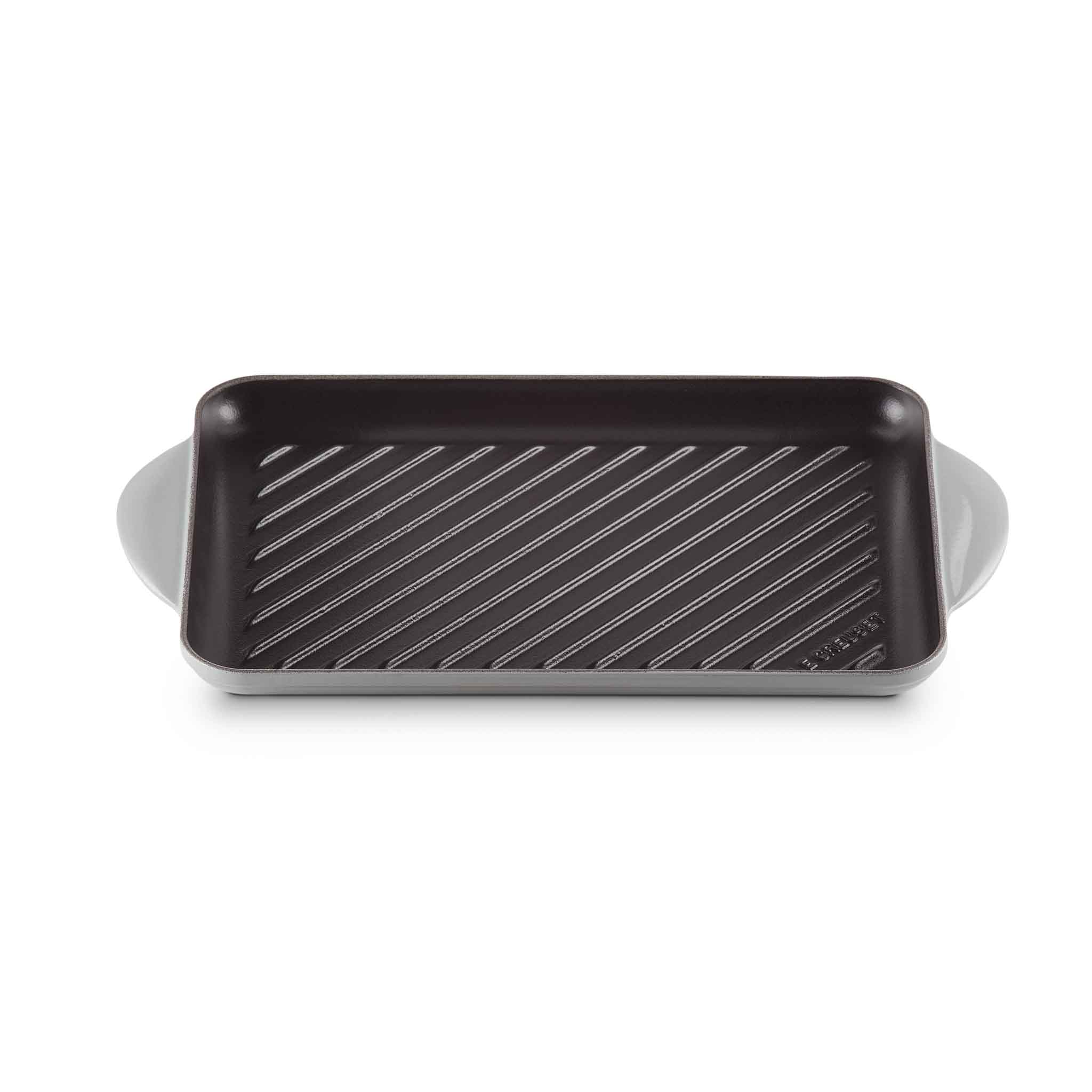 Le Creuset Traditional Rectangular Grill 32cm Mist Grey