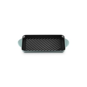 CAST IRON RECTANGULAR GRILL - 32CM - SEA SALT