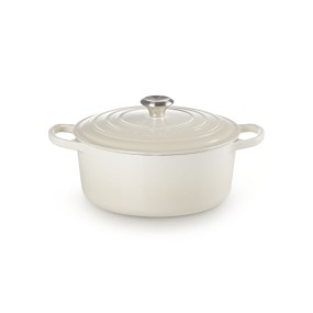 26cm SIGNATURE ROUND CASSEROLE - MERINGUE