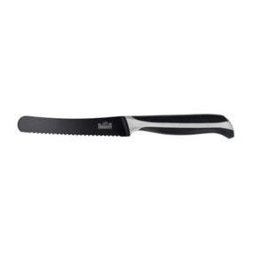 BREAD KNIFE | 12 CM BLACK STAINLESS STEEL LAIB & S...
