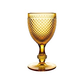 SET W/4  GOBLETS AMBAR