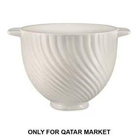 4.8L CERAMIC MIXING BOWL - MERINGUE WHITE